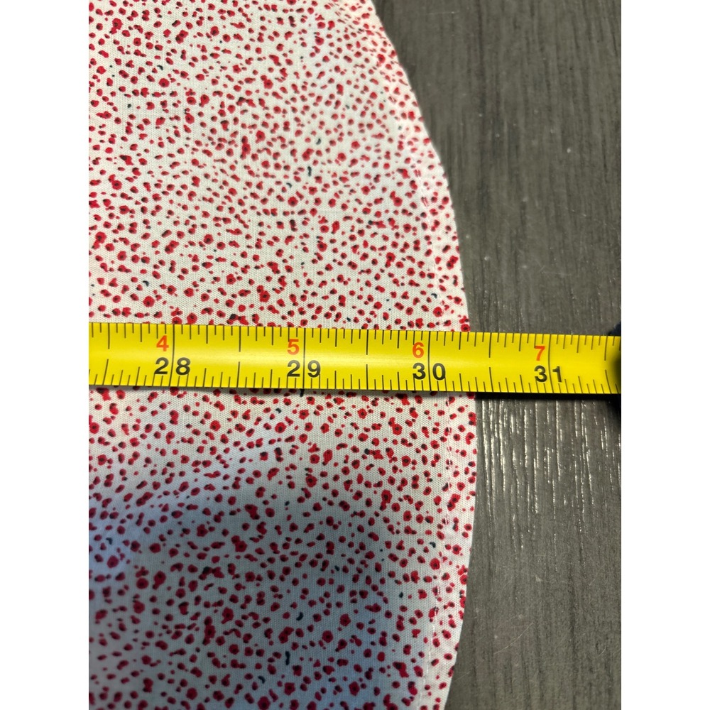 Vtg 90s Tommy Hilfiger Shirt Mens‎ MEDIUM Button Down Red Dots Regular Fit - Picture 10 of 10